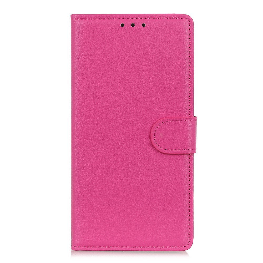 Motorola Edge 70 Fusion EIDERWOOD Faux Leather Flip Case with Card Holder & Stand Function – Pink