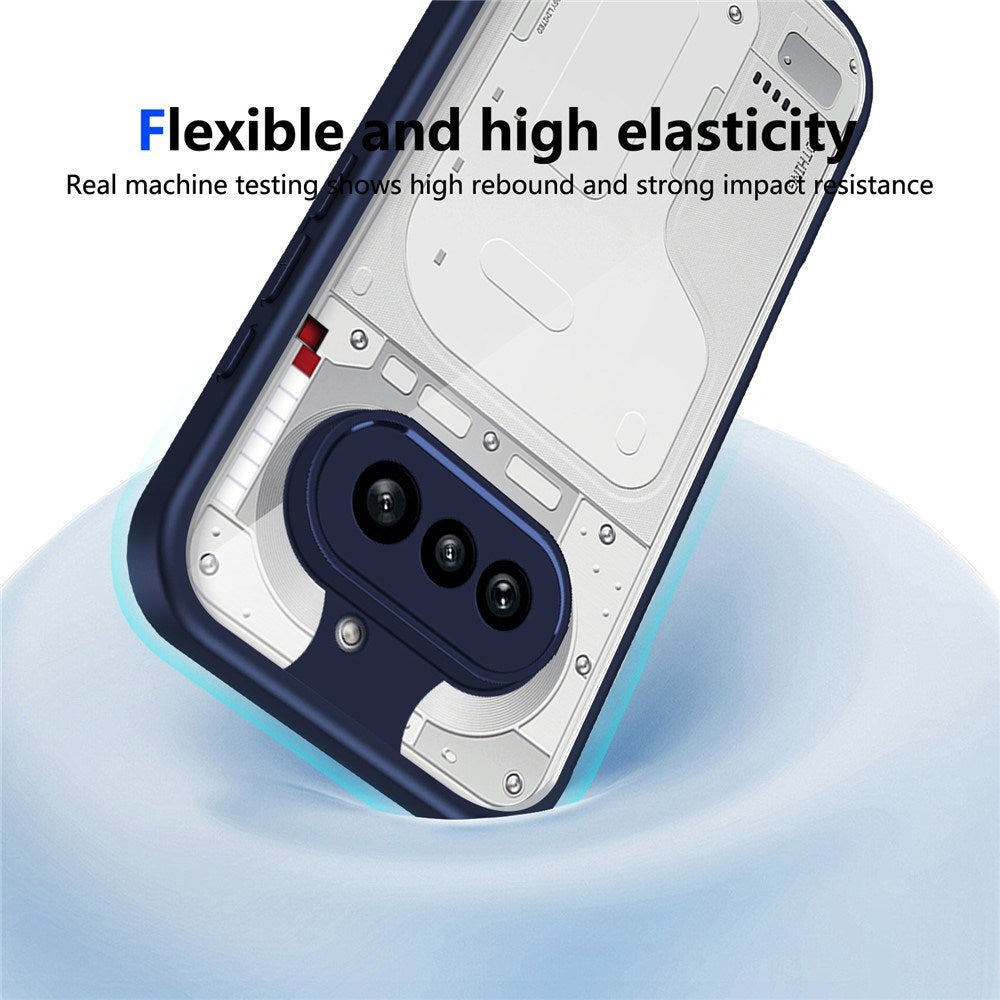 Nothing Phone (4a) Hybrid Mobile Case - Transparent / Blue