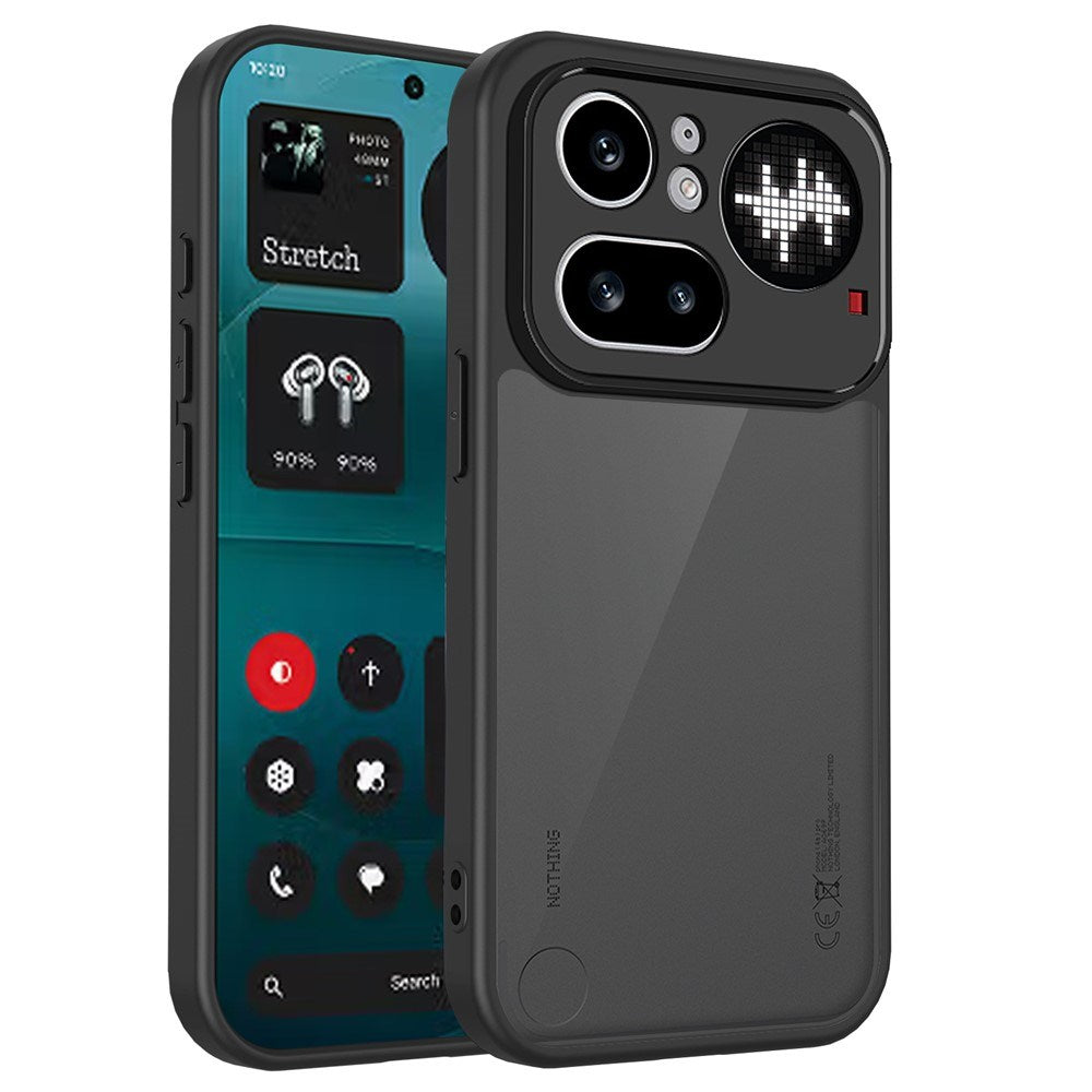 Nothing Phone (4) Pro EIDERWOOD Mat Hybrid Case - Black