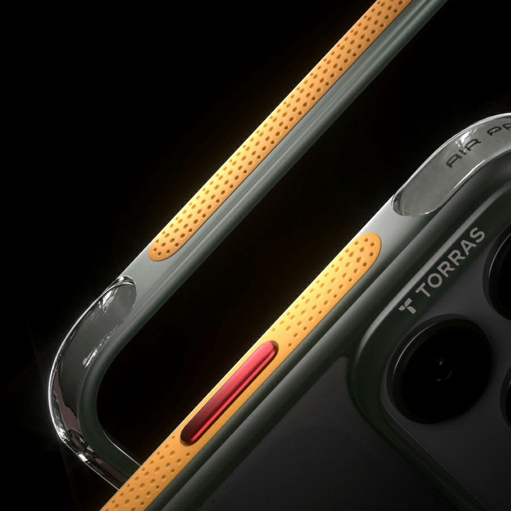 iPhone 17 Pro TORRAS Ostand Q3 Air Case with 360° Kickstand - MagSafe Compatible - Germay Iron