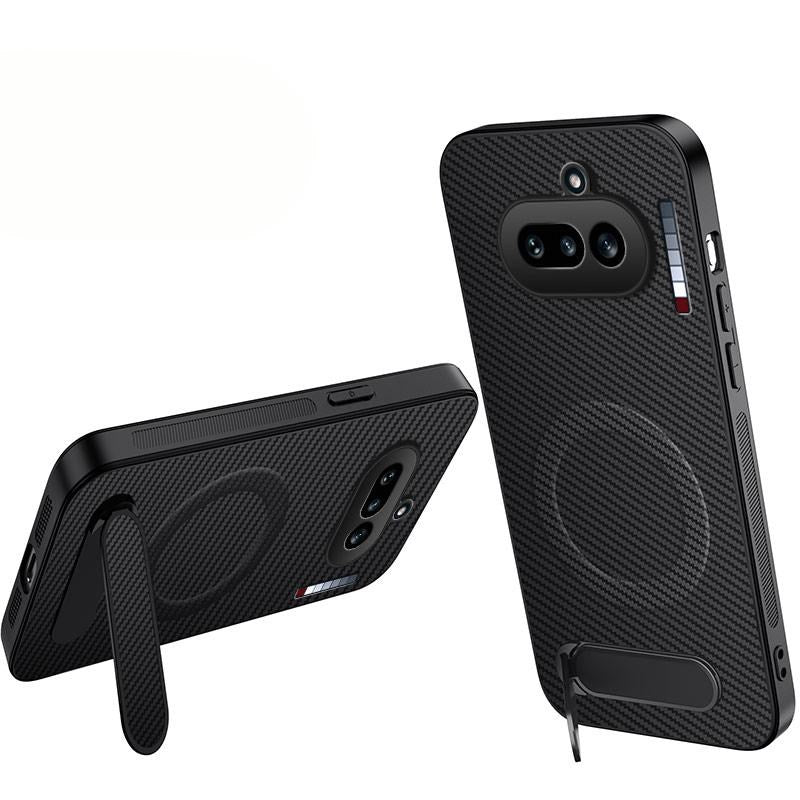 Nothing Phone (4a) EIDERWOOD Hybrid Case with Kickstand - Black