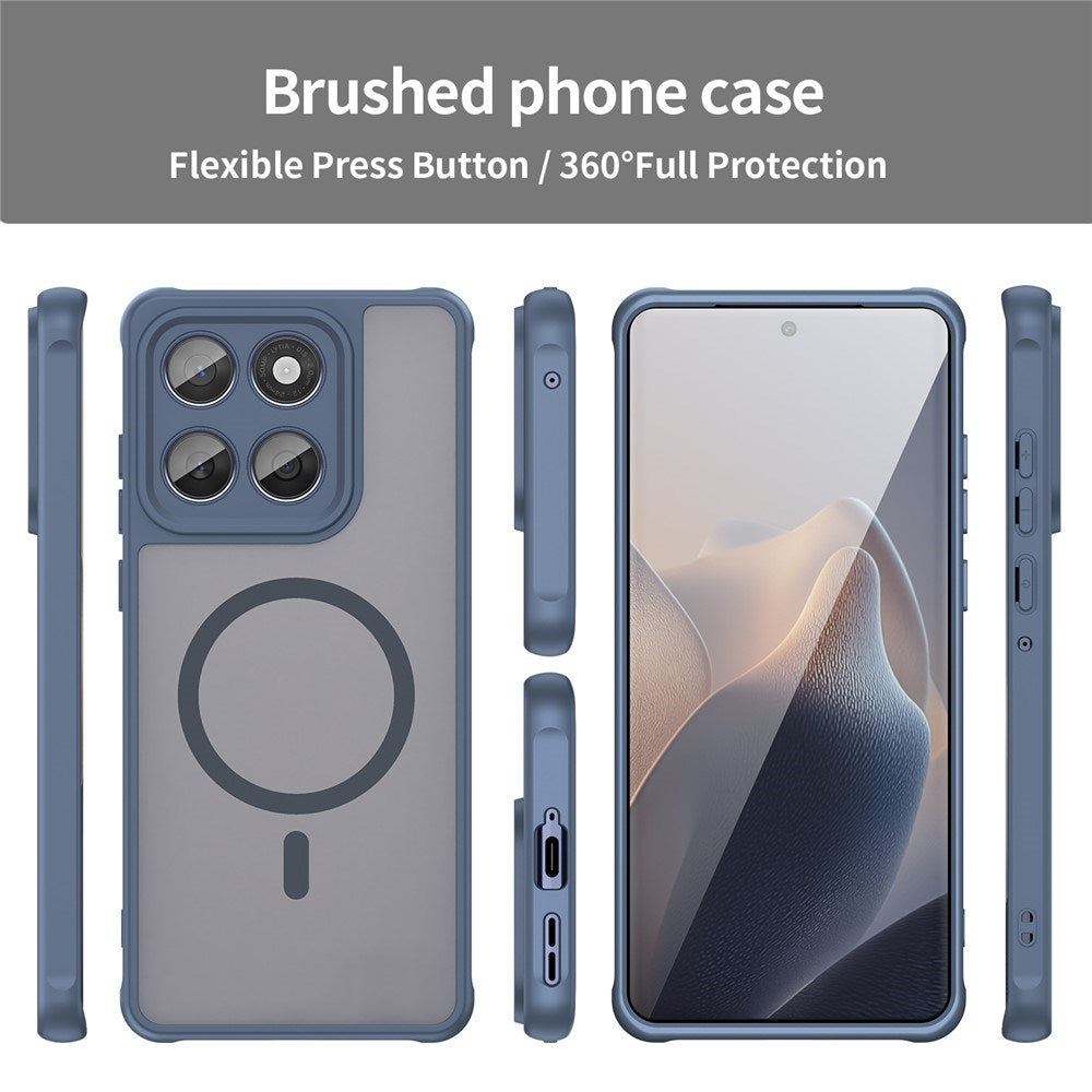 Motorola Moto G77 / G67 EIDERWOOD Hybrid Plastic Case - MagSafe Compatible - Blue