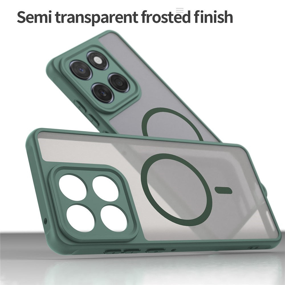 Motorola Moto G77 / G67 EIDERWOOD Hybrid Plastic Case - MagSafe Compatible - Green