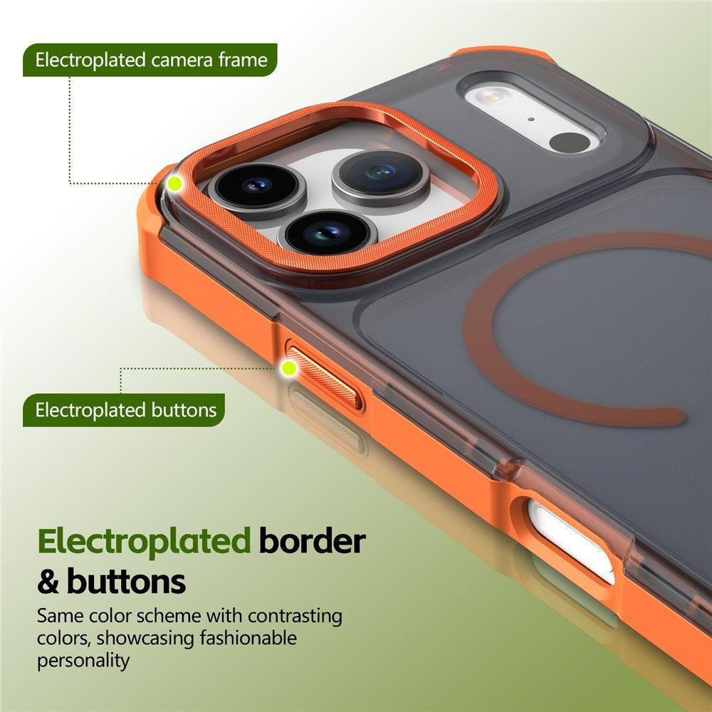 iPhone 17 Pro EIDERWOOD Matte Hybrid Plastic Case - MagSafe Compatible - Orange