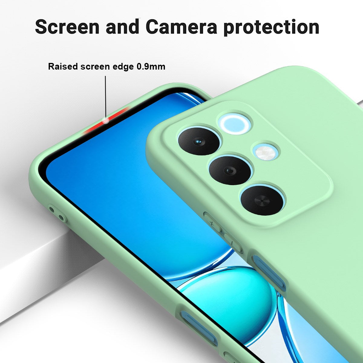 Realme C100 EIDERWOOD Silicone Case with Strap - Green