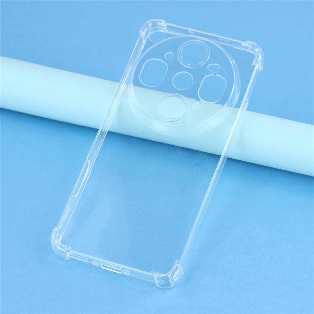 OPPO Find X9 Ultra EIDERWOOD Flexible Plastic Case with Shock-Absorbing Corners - Transparent