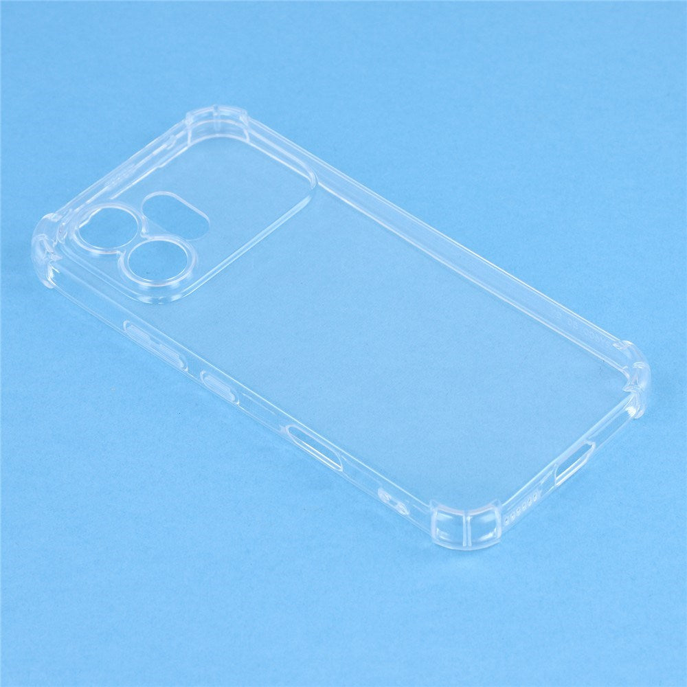 Honor 600 EIDERWOOD Flexible Plastic Case with Shock-Absorbing Corners - Transparent