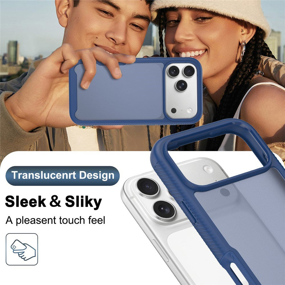 iPhone 18 Pro Max / 17 Pro Max EIDERWOOD Two-Piece Matte Hybrid Plastic Case - Blue
