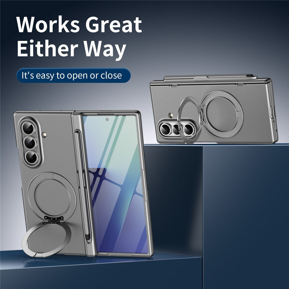 Samsung Galaxy Z Fold8 Ultra EIDERWOOD Case with Screen Protection & Stand Function - Grey