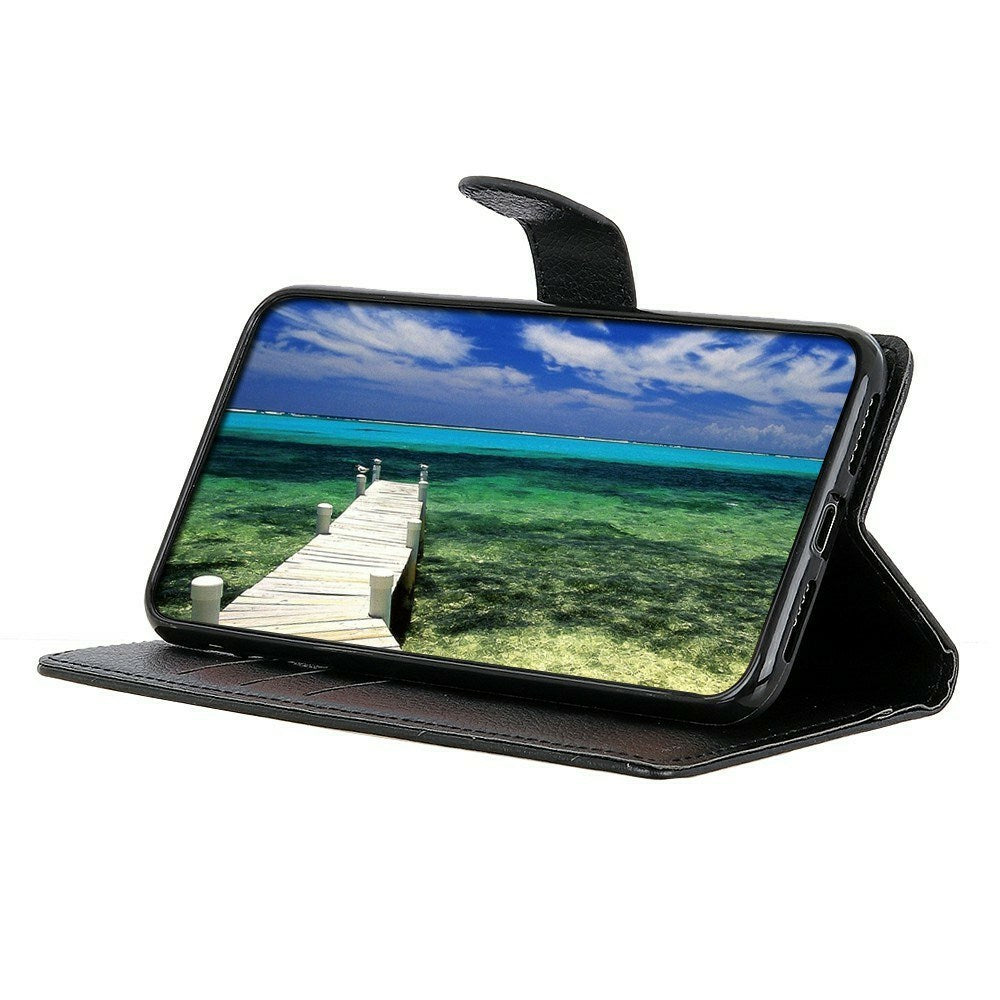 OPPO Find X9 Ultra EIDERWOOD Faux Leather Flip Case with Card Holder & Stand Function - Black