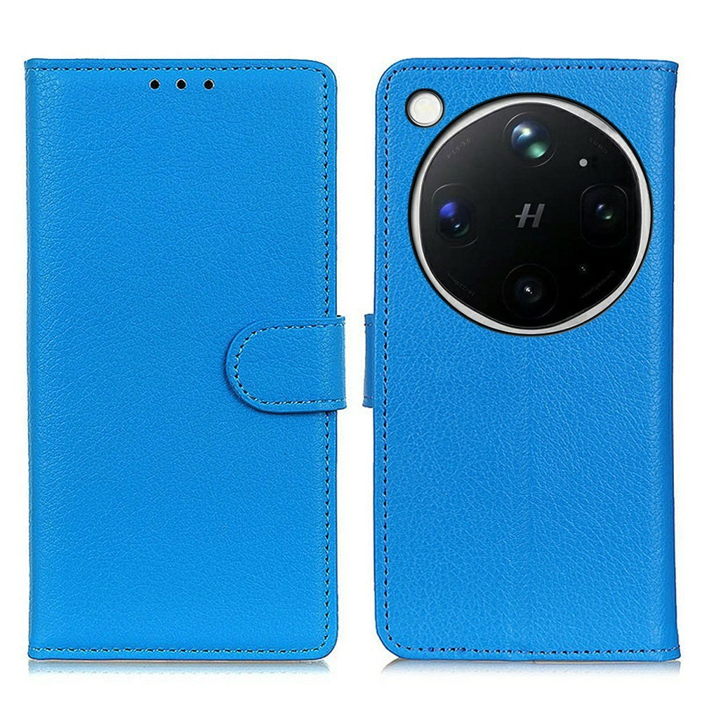 OPPO Find X9 Ultra EIDERWOOD Faux Leather Flip Case with Card Holder & Stand Function - Blue