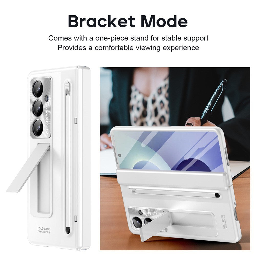 Samsung Galaxy Z Fold8 Ultra EIDERWOOD Case with Stylus Pen & Kickstand - White