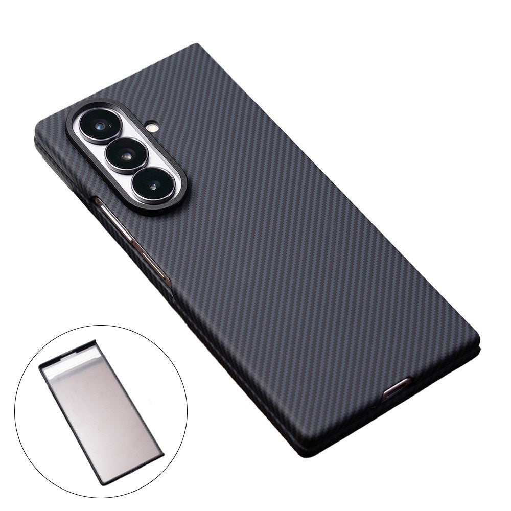 Samsung Galaxy Z Fold8 Hard Plastic Carbon Case - MagSafe Compatible - Black