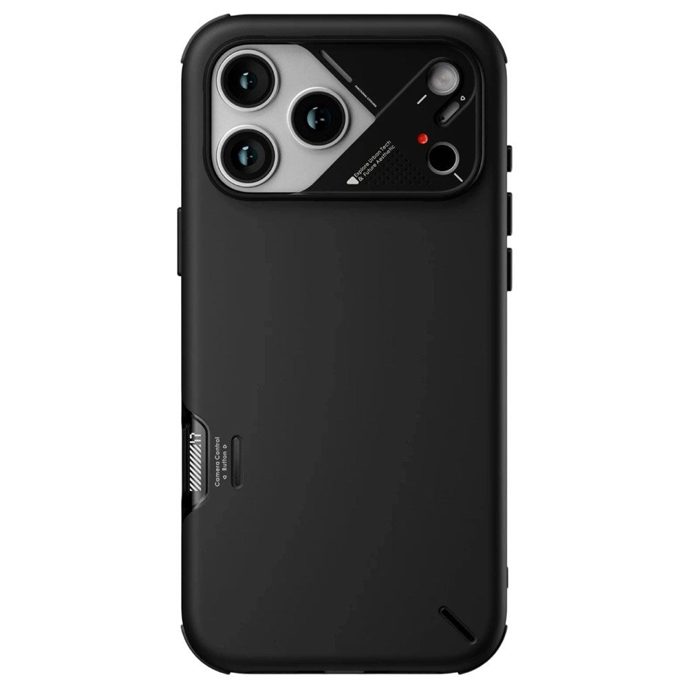 iPhone 17 Pro AULUMU Shock-Absorbing Hybrid Case - MagSafe Compatible - Black