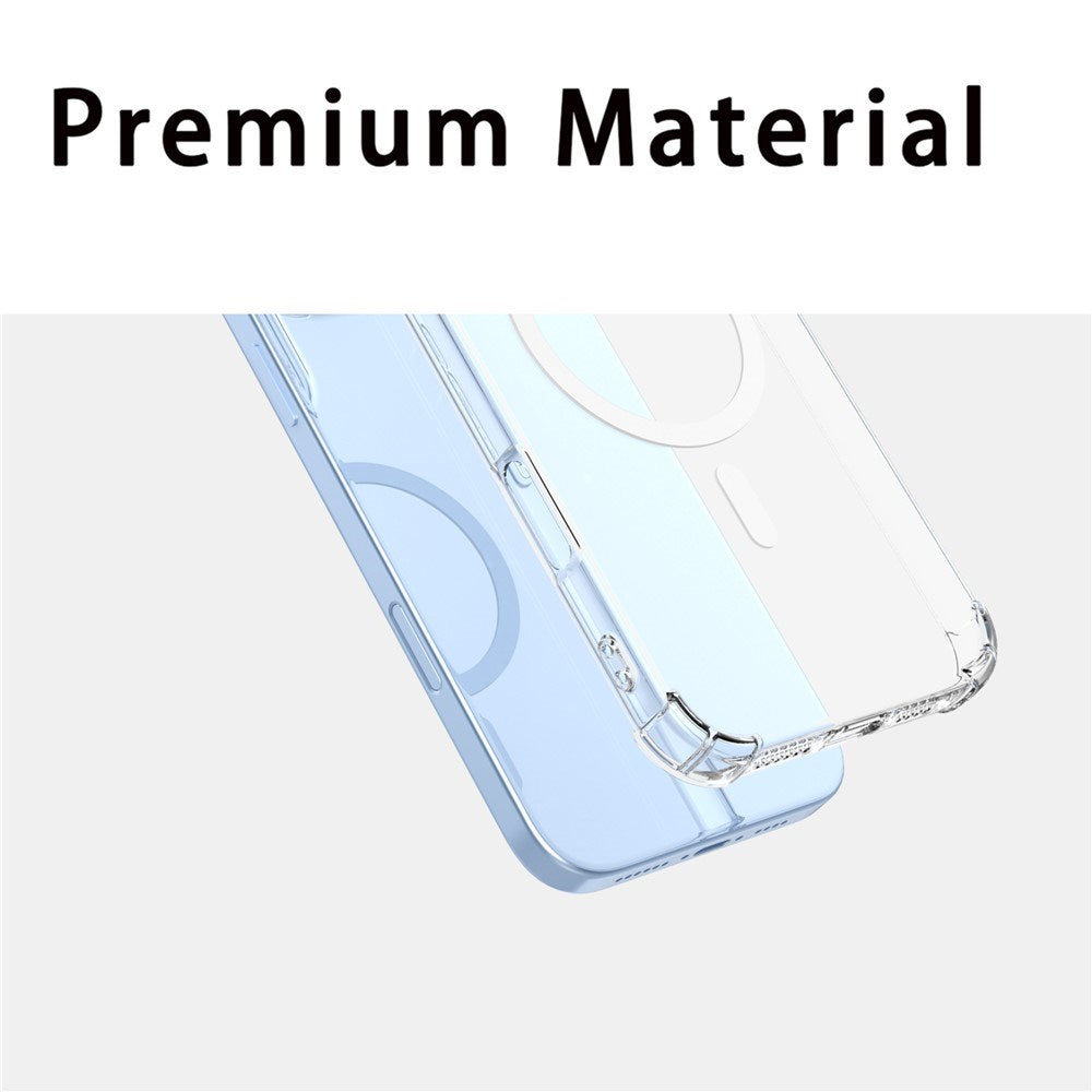 Realme 16 Pro+ EIDERWOOD Hybrid Plastic Case with Shock-Absorbing Corners - MagSafe Compatible - Transparent