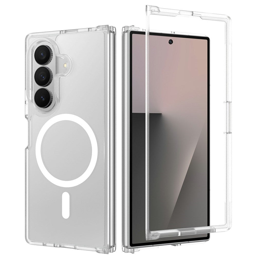 Samsung Galaxy Z Fold8 Ultra Matte Flexible Plastic Case - MagSafe Compatible - Transparent