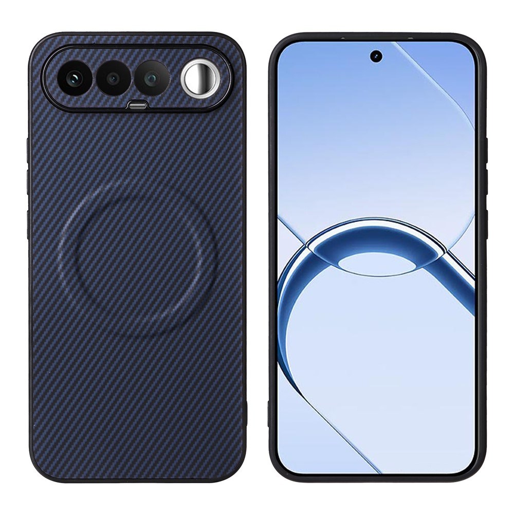Realme 16 EIDERWOOD Hybrid Carbon Case - MagSafe Compatible - Blue