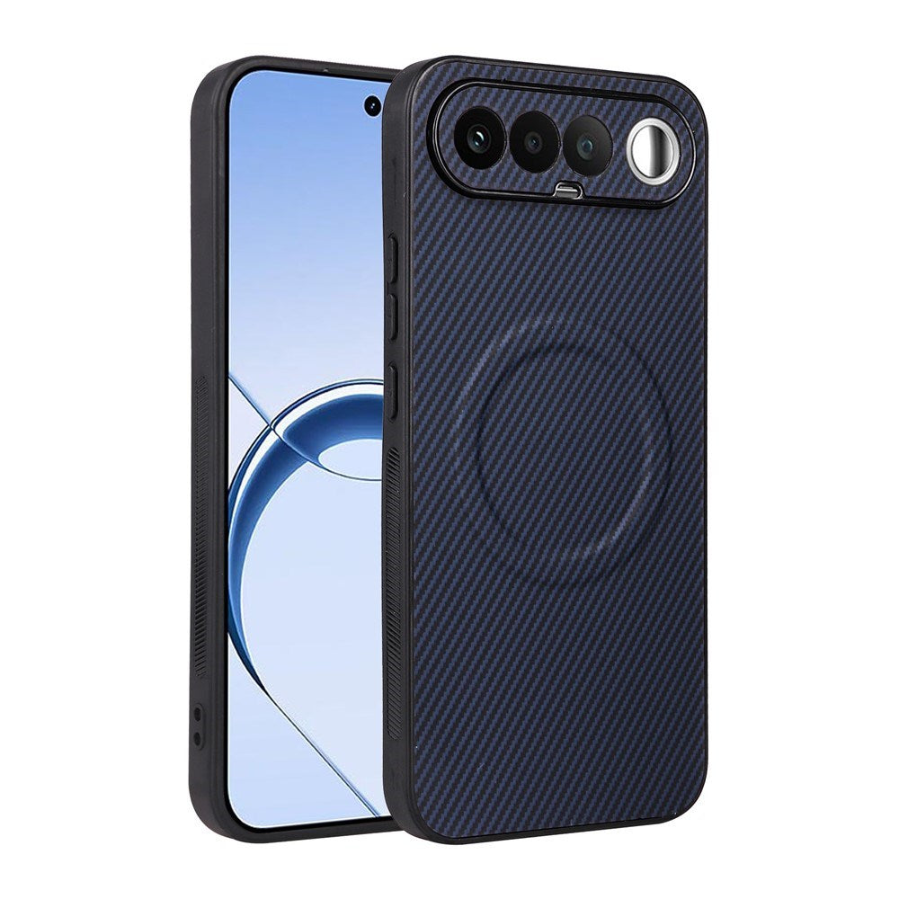 Realme 16 EIDERWOOD Hybrid Carbon Case - MagSafe Compatible - Blue