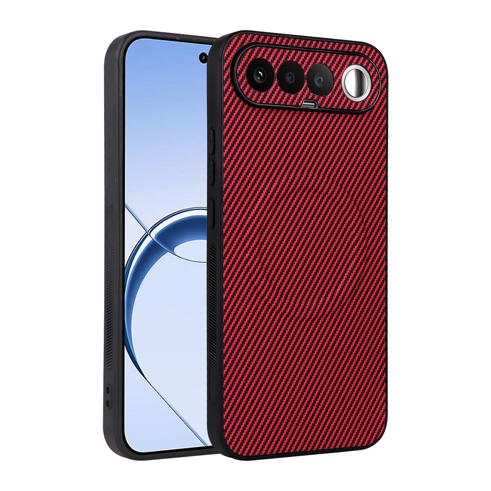 Realme 16 EIDERWOOD Hybrid Carbon Case - MagSafe Compatible - Red
