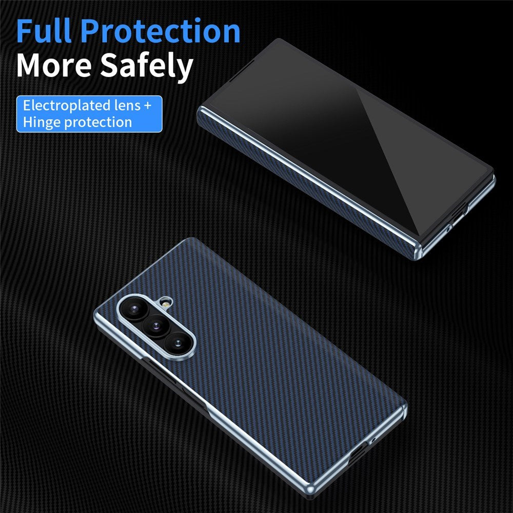 Samsung Galaxy Z Fold8 Ultra EIDERWOOD Carbon Fiber Case - Blue