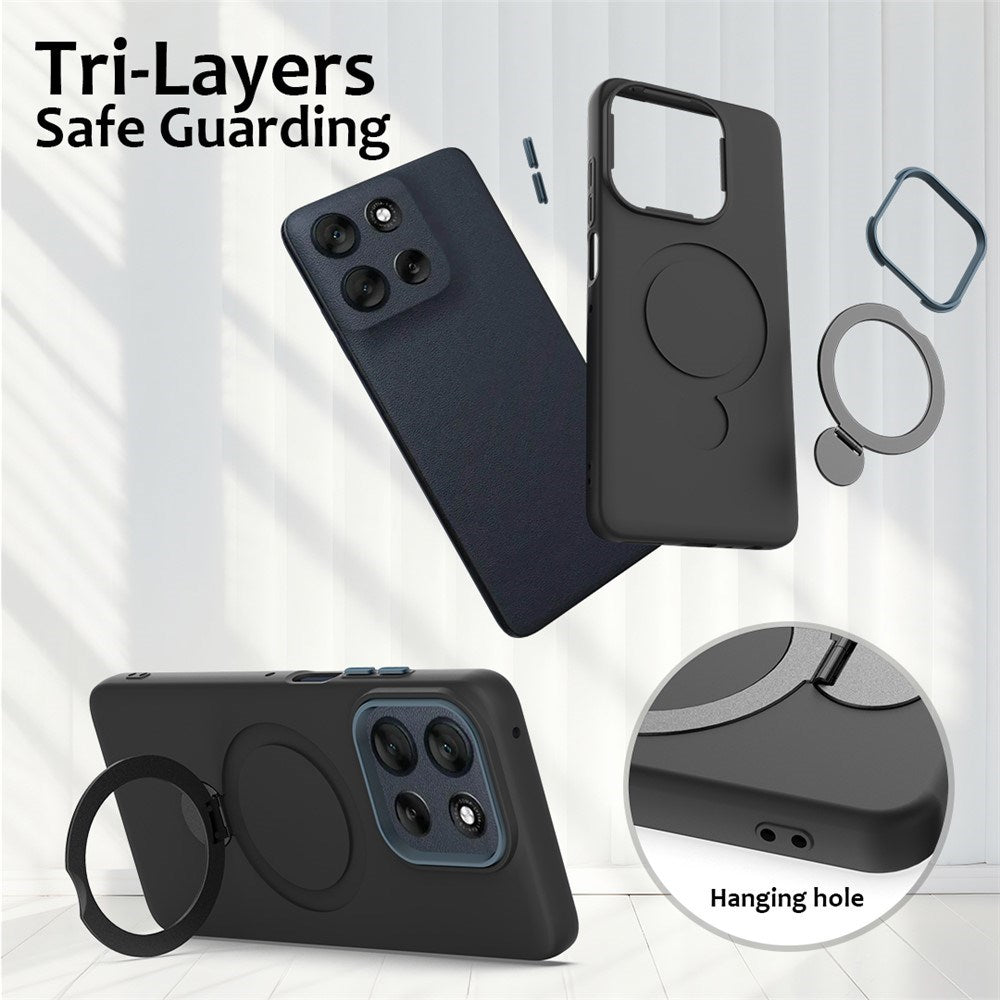 OnePlus Nord 6 / Nord CE6 EIDERWOOD Hybrid Case with Kickstand - MagSafe Compatible - Black