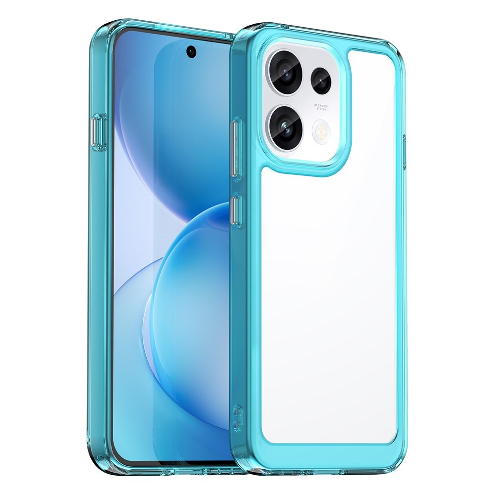OPPO Reno16 F (5G) EIDERWOOD Hybrid Case - Transparent / Turquoise
