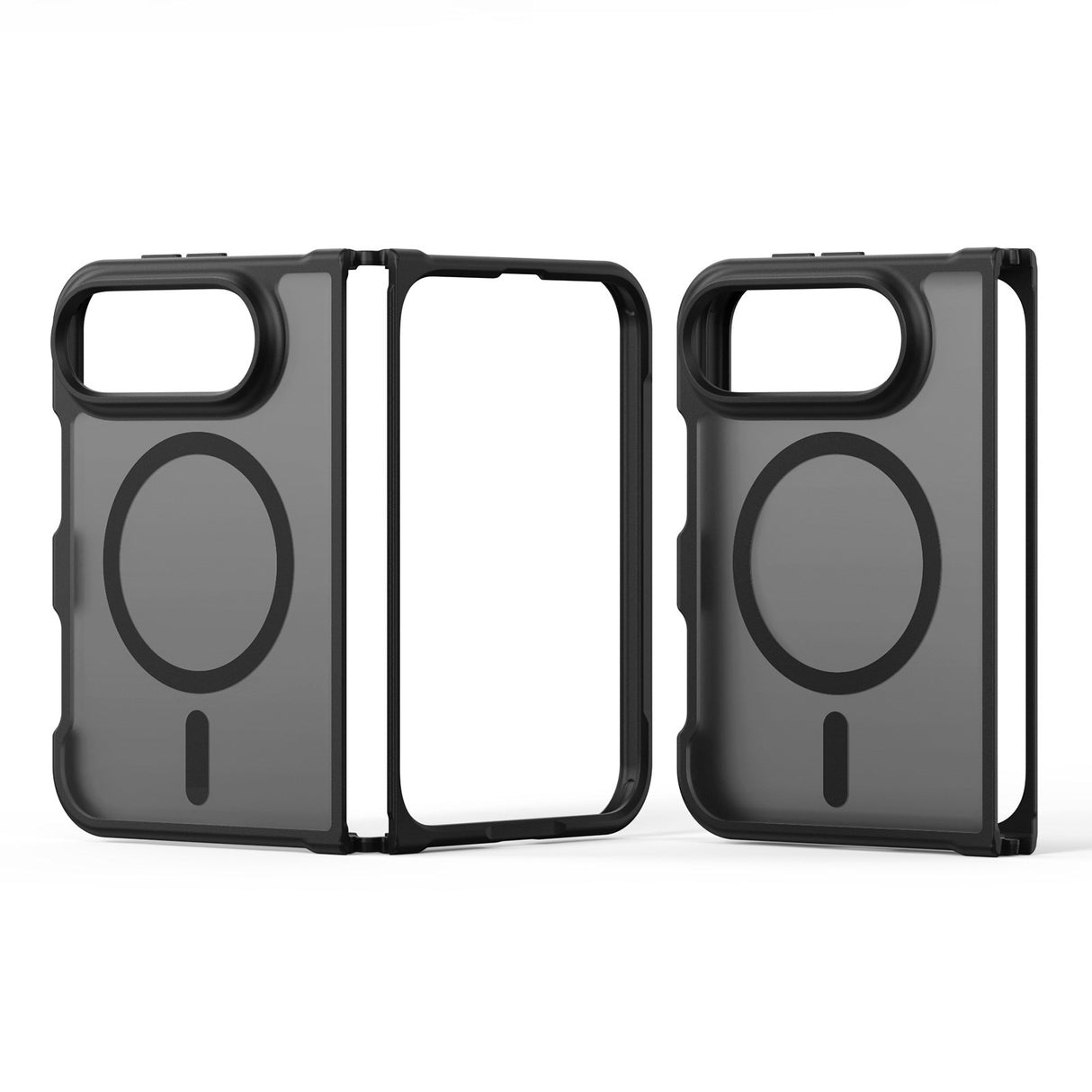 iPhone Fold DUX DUCIS Yind Series Hybrid Case - MagSafe Compatible - Matte Black
