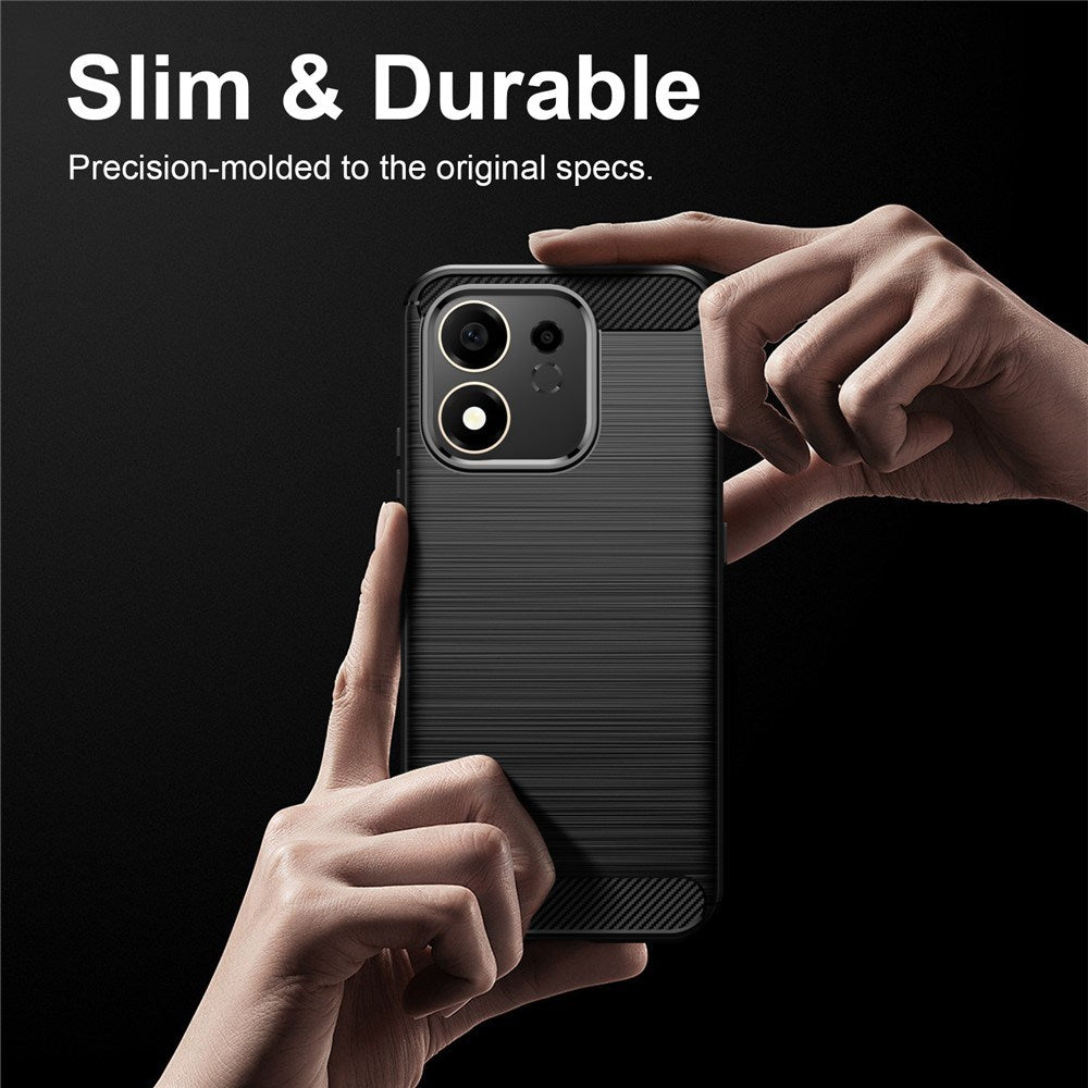 Honor 600 Smart EIDERWOOD Brushed Carbon Cover - Black