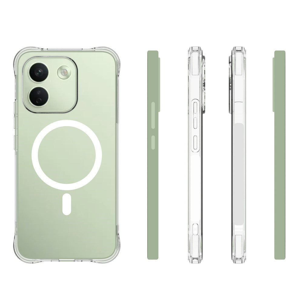 Xiaomi Redmi Note 17 Pro Max (5G) EIDERWOOD Flexible Plastic Case with Shock-Absorbing Corners - MagSafe Compatible - Transparent