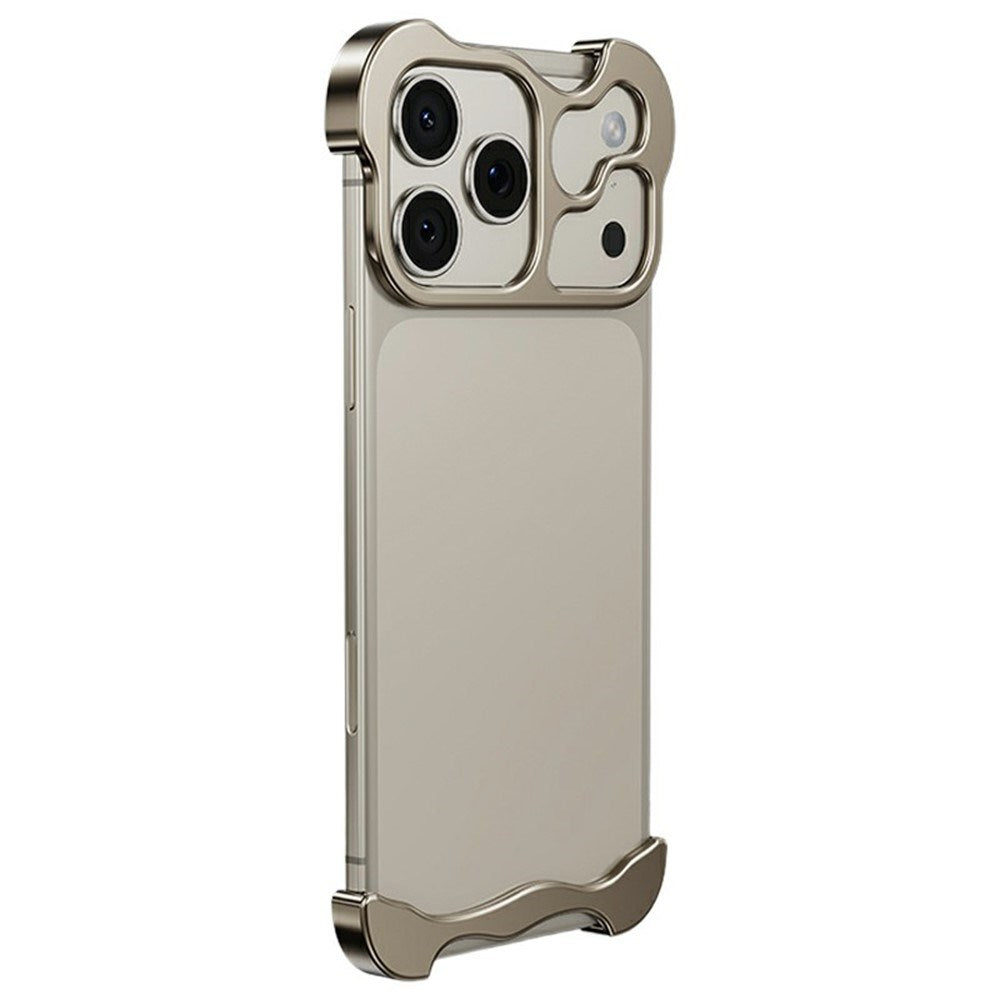iPhone 18 Pro Two-Piece Metal Bumper Case - Gold