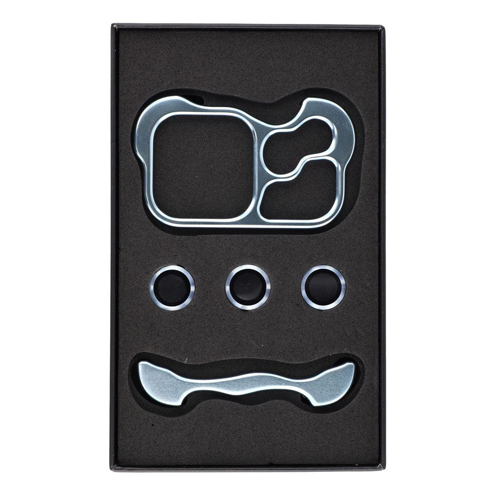 iPhone 18 Pro Two-Piece Metal Bumper Case - Blue