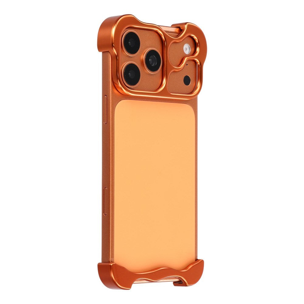 iPhone 18 Pro Max Two-Piece Metal Bumper Case - Orange