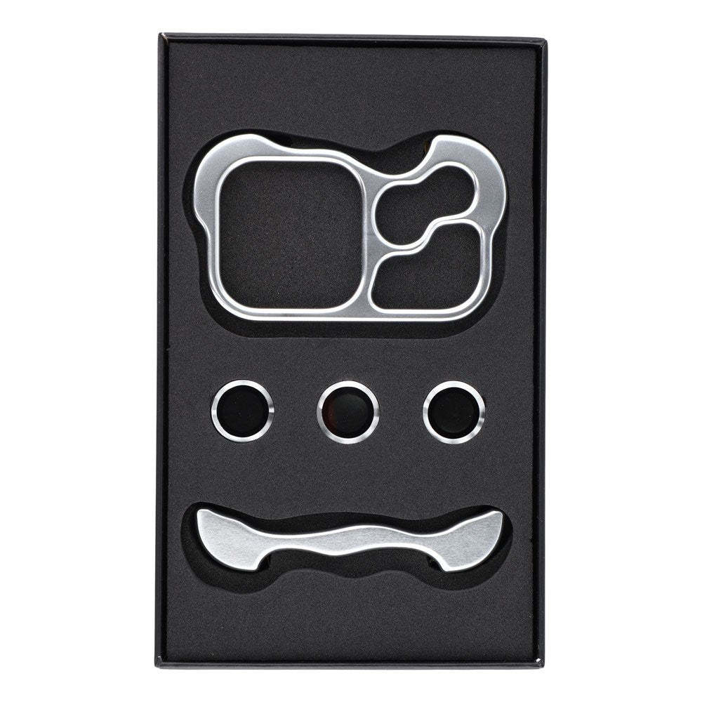 iPhone 18 Pro Max Two-Piece Metal Bumper Case - Silver