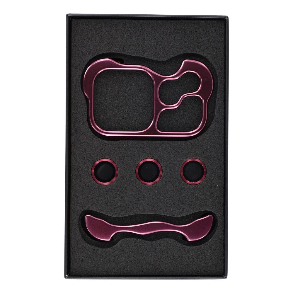 iPhone 18 Pro Max Two-Piece Metal Bumper Case - Purple