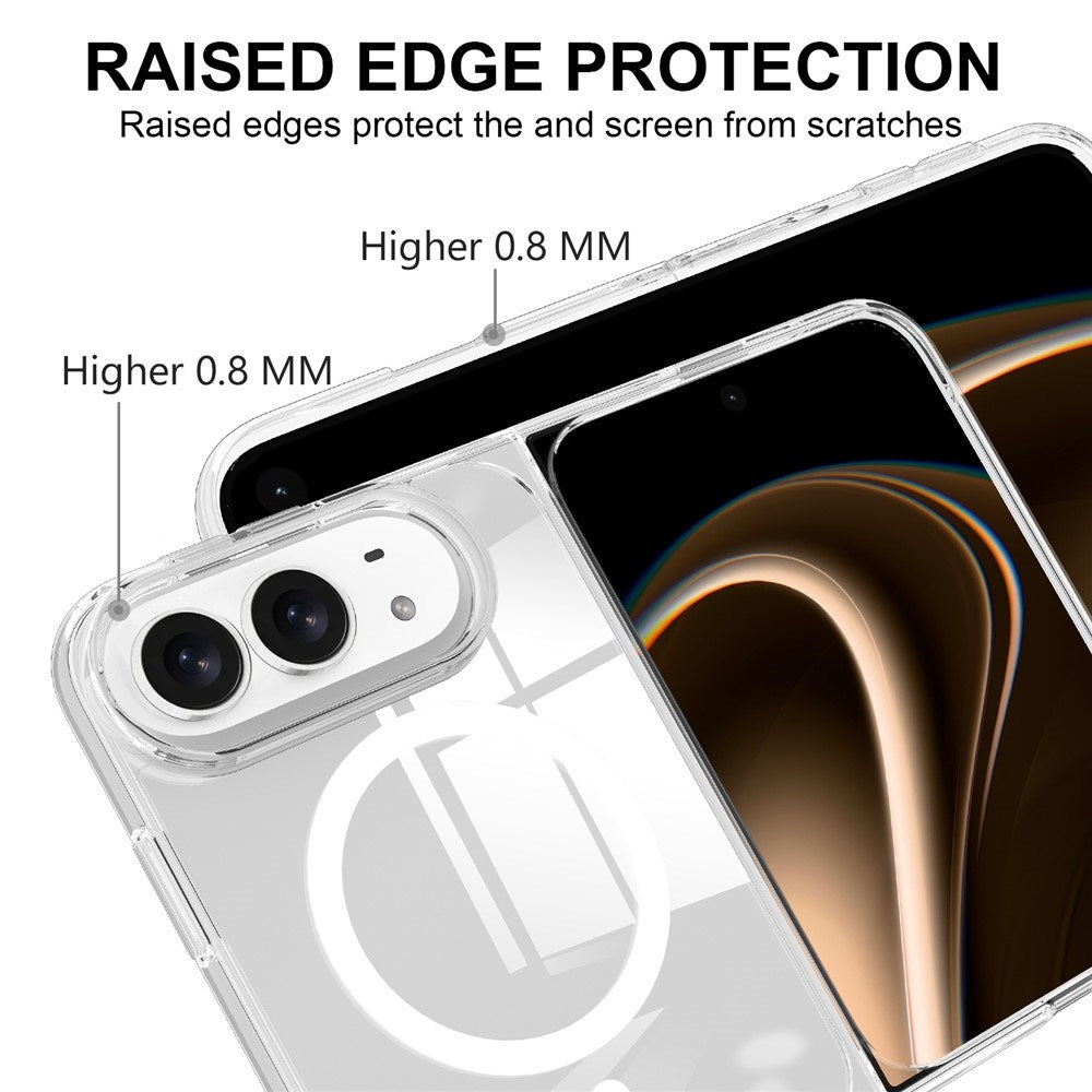 iPhone Fold EIDERWOOD Hybrid Case - MagSafe Compatible - Transparent