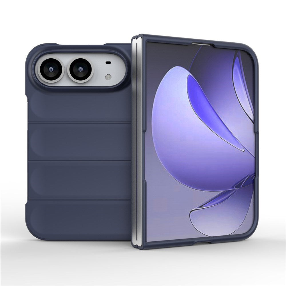 iPhone Fold EIDERWOOD Rugged Plastic Case - Dark Blue