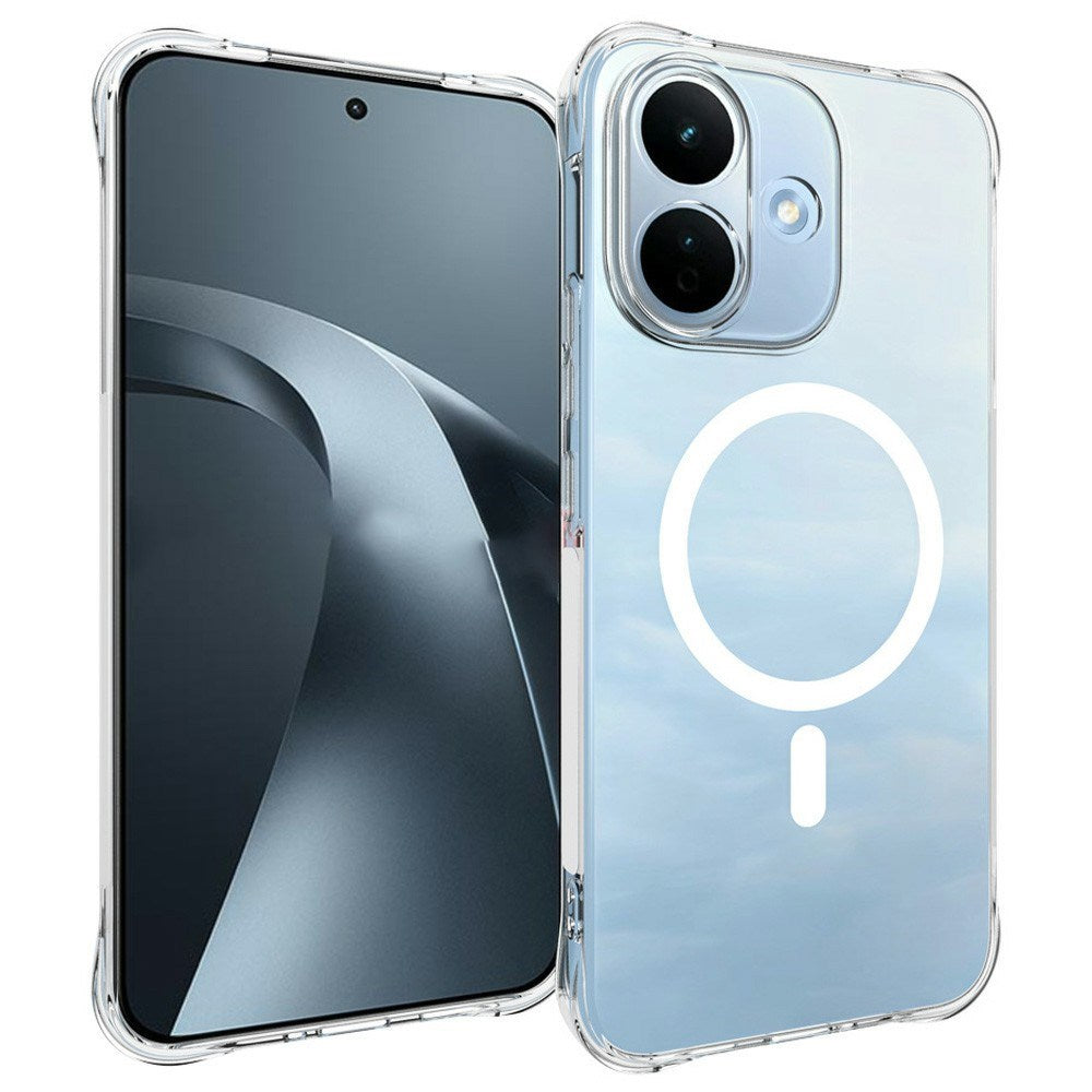 Xiaomi Redmi Note 17 Pro (5G) EIDERWOOD Flexible Plastic Case with Shock-Absorbing Corners - MagSafe Compatible - Transparent