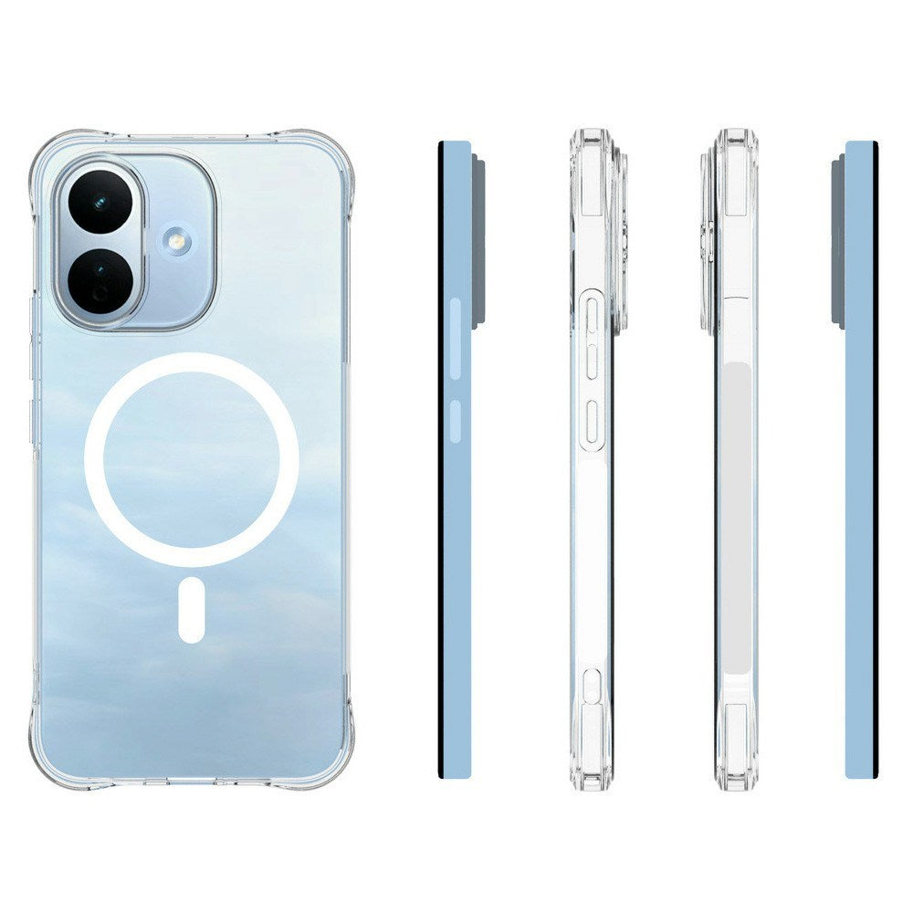 Xiaomi Redmi Note 17 Pro (5G) EIDERWOOD Flexible Plastic Case with Shock-Absorbing Corners - MagSafe Compatible - Transparent