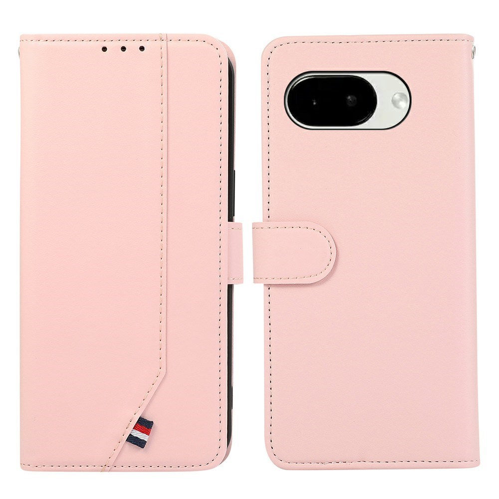 Google Pixel 11a EIDERWOOD Faux Leather Flip Case with RFID Blocking - Pink