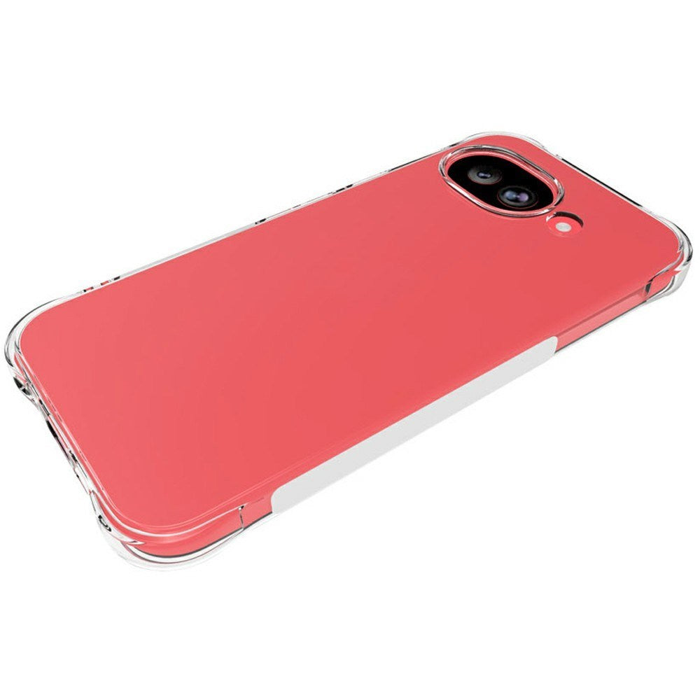 Google Pixel 11a EIDERWOOD Flexible Plastic Case w. Shock-Absorbing Corners - Transparent