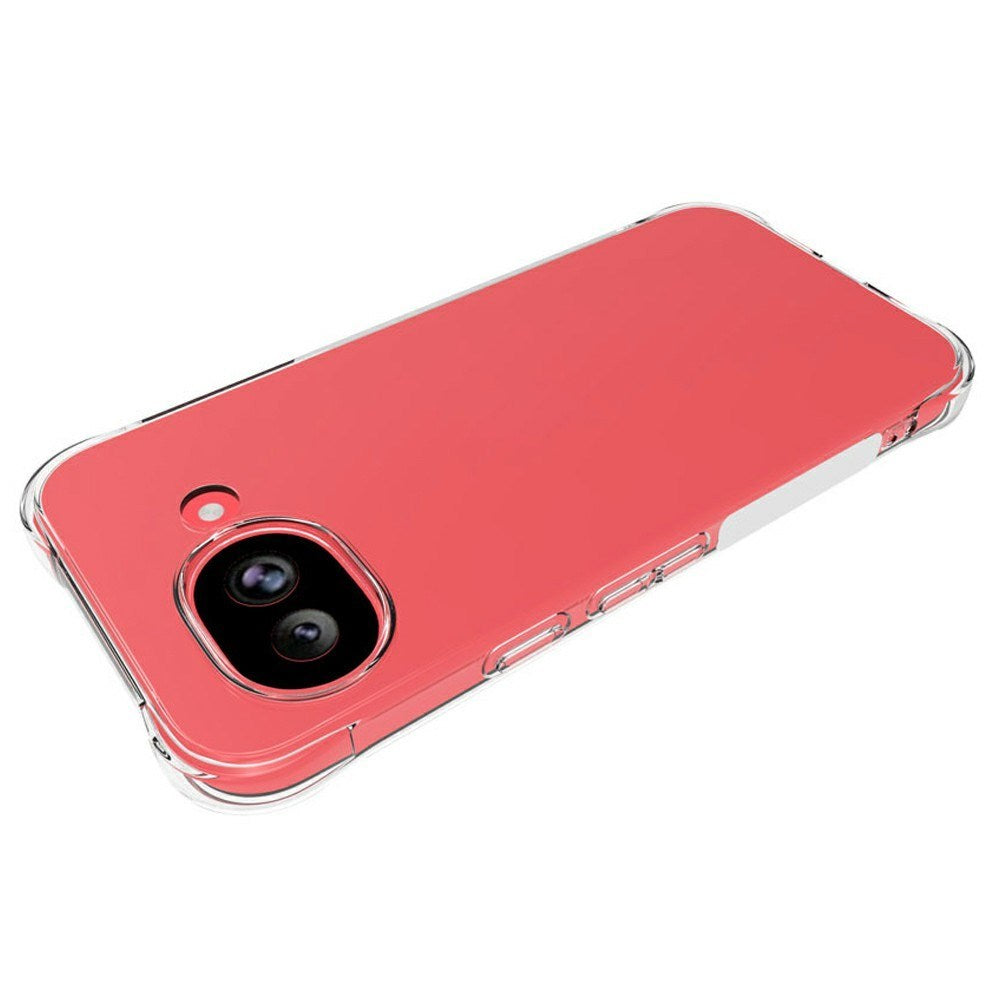 Google Pixel 11a EIDERWOOD Flexible Plastic Case w. Shock-Absorbing Corners - Transparent