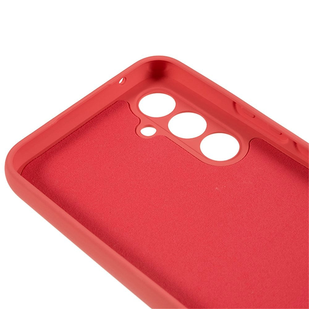 EIDERWOOD Samsung Galaxy A34 (5G) Lined Flexible Plastic Case - Dark Red