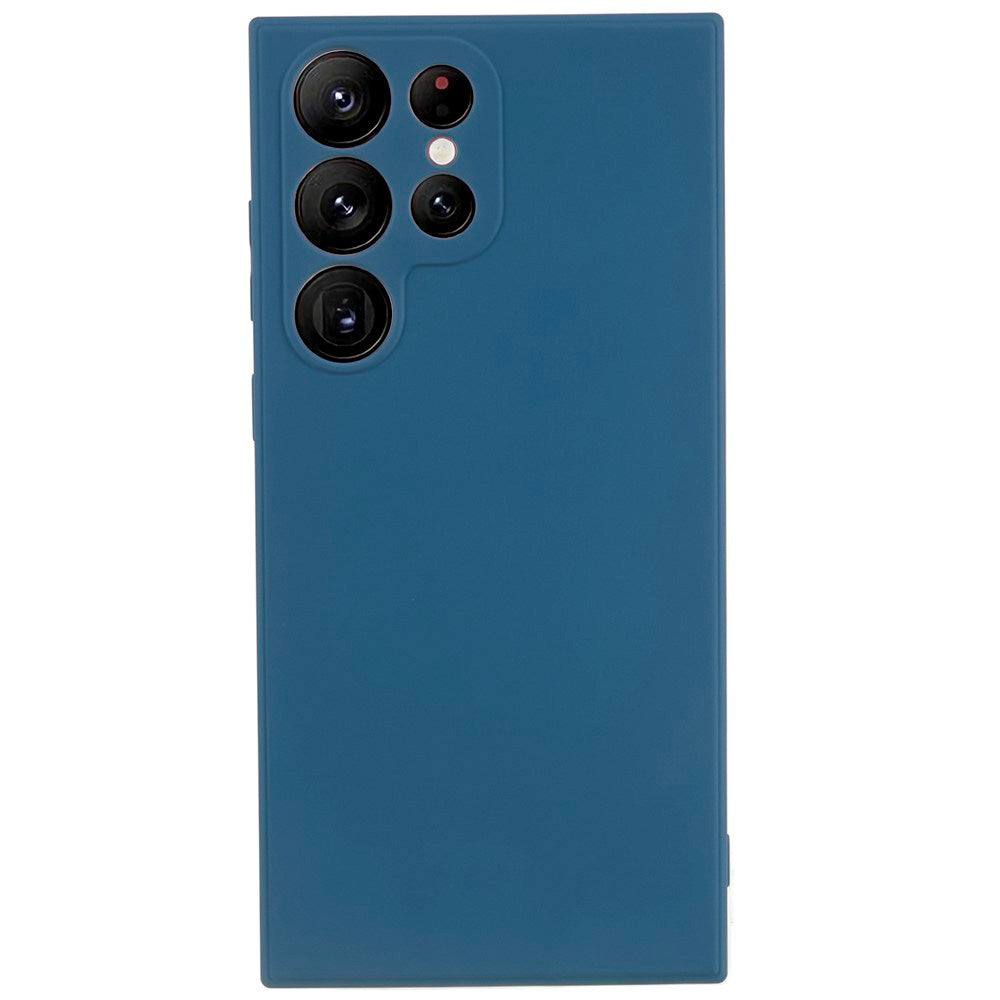 EIDERWOOD Samsung Galaxy S22 Ultra Lined Flexible Plastic Case - Blue