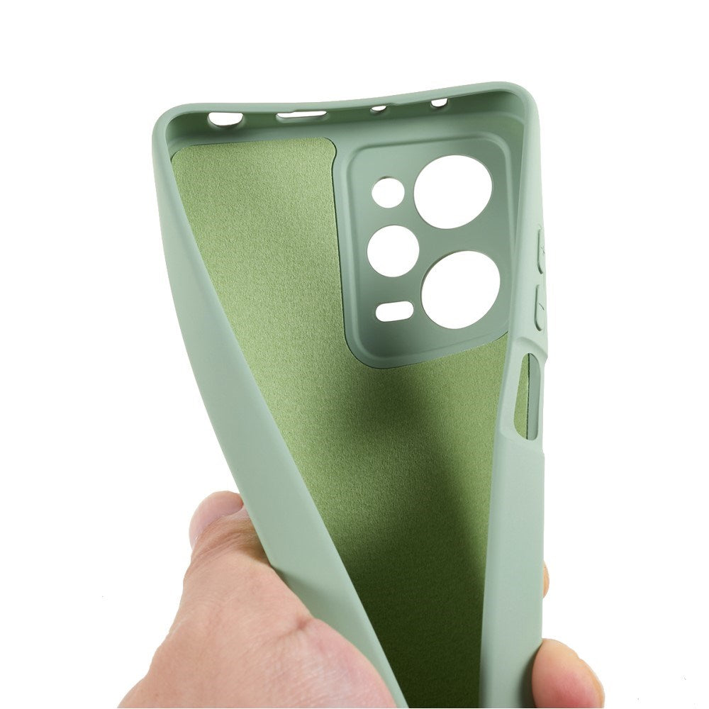 EIDERWOOD Xiaomi Poco X5 Pro (5G) Lined Flexible Plastic Case - Green