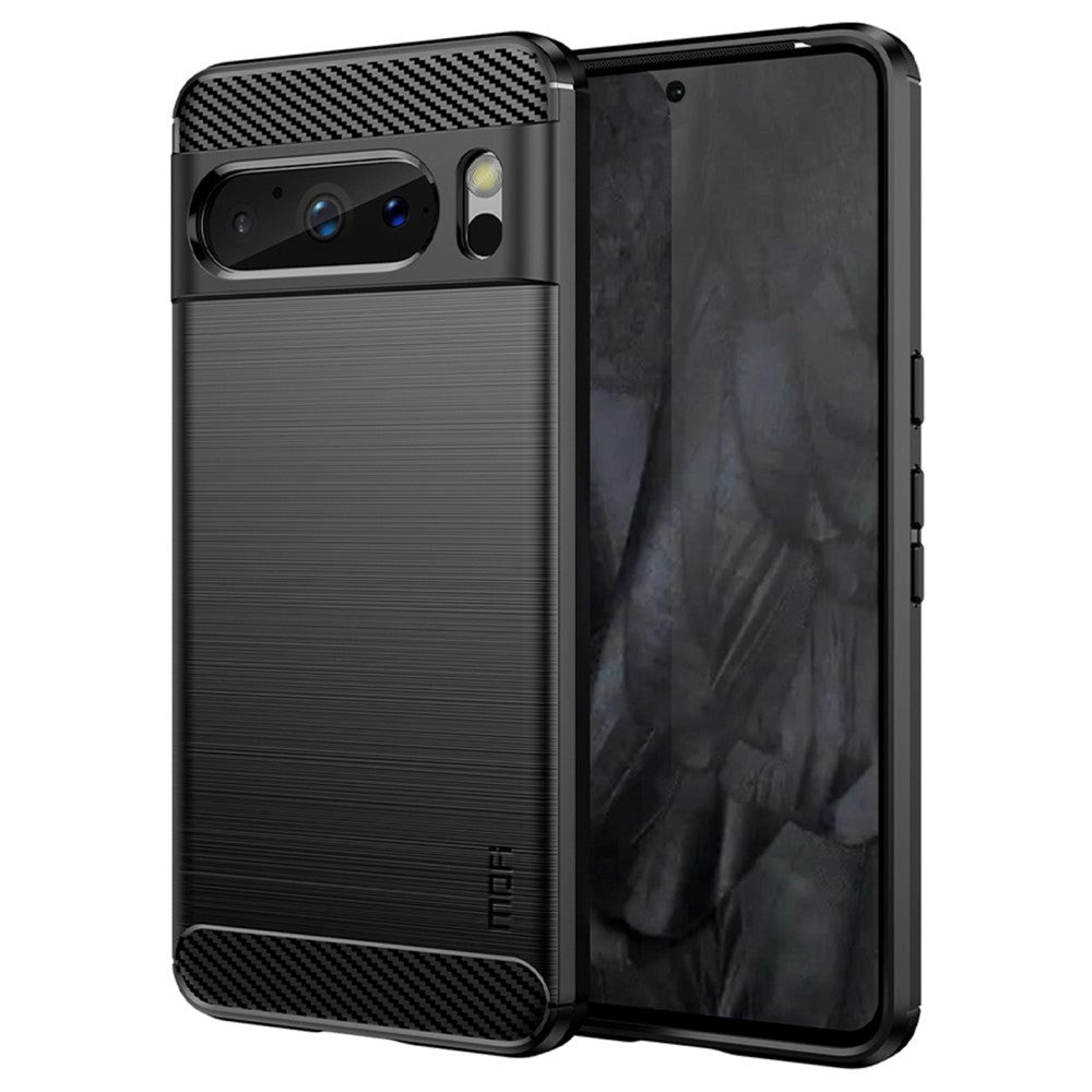 Google Pixel 8 Pro Brushed Carbon Case - Black