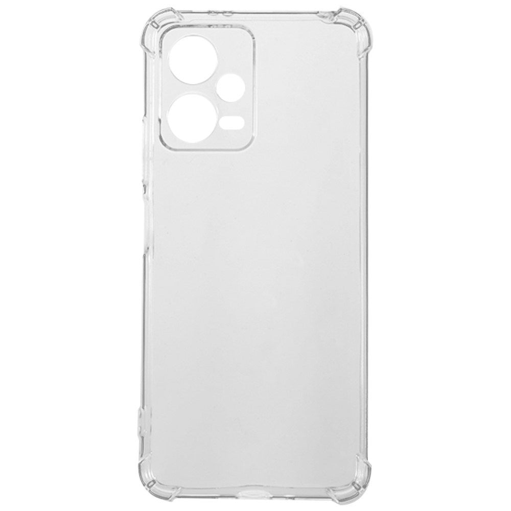 EIDERWOOD Xiaomi Redmi Note 12 (5G) / Poco X5 (5G) Flexible Plastic Case with Reinforced Corners - Transparent