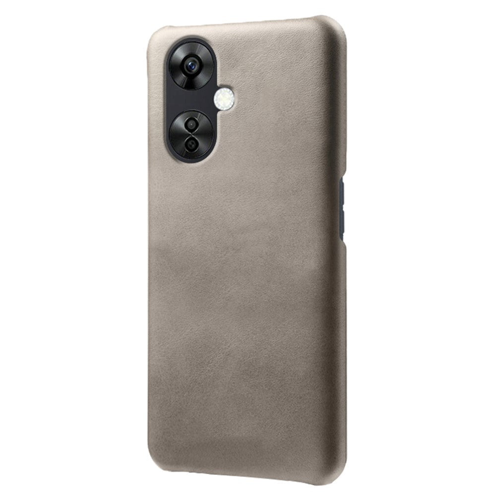 OnePlus Nord CE 3 Lite (5G) Leather Coated Plastic Case - Grey