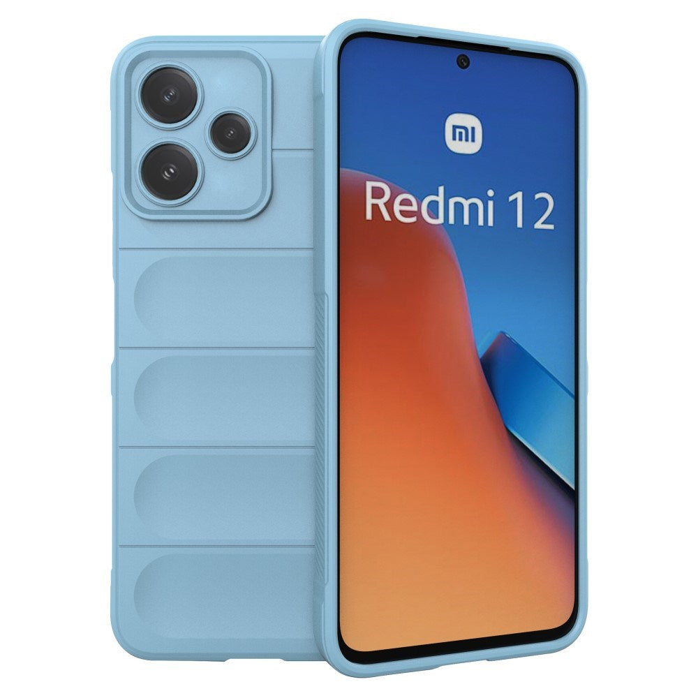 EIDERWOOD Xiaomi Redmi 12 (5G) / Poco M6 Pro (5G) Flexible Plastic Case - Light Blue