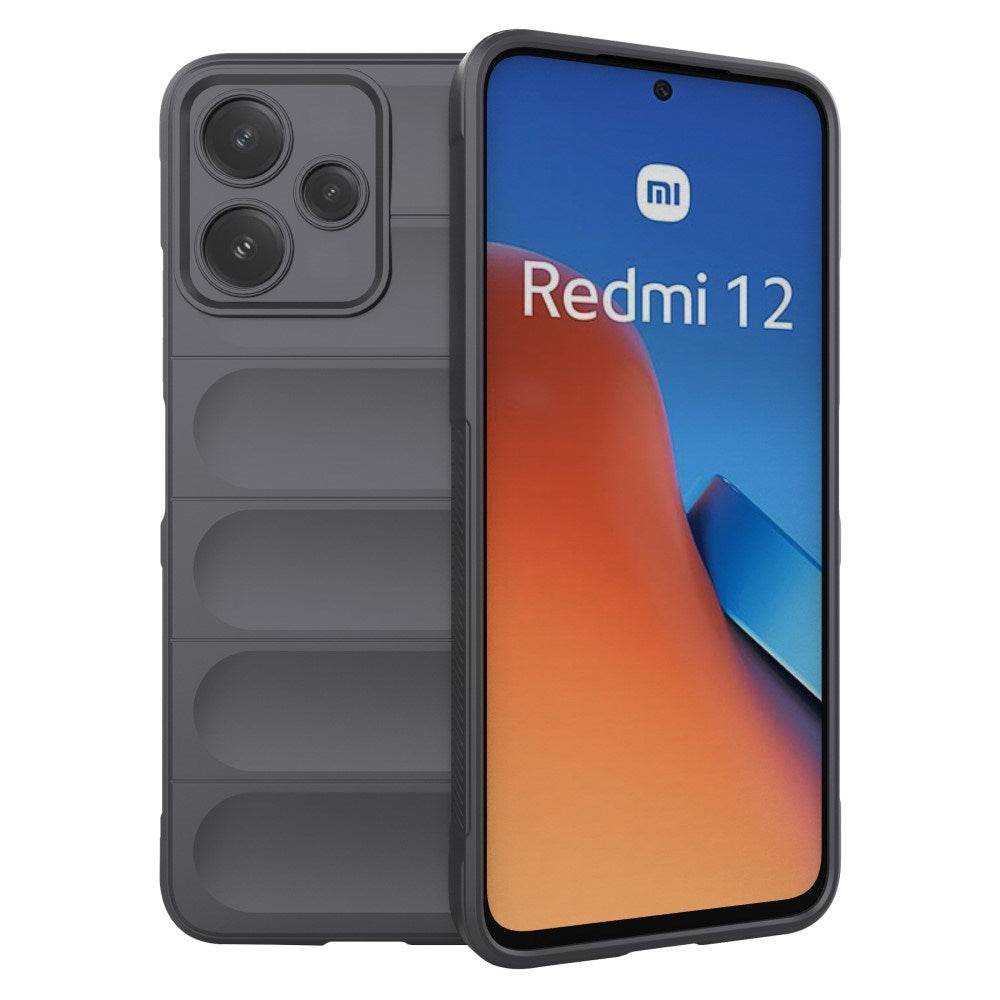 EIDERWOOD Xiaomi Redmi 12 (5G) / Poco M6 Pro (5G) Flexible Plastic Case - Grey