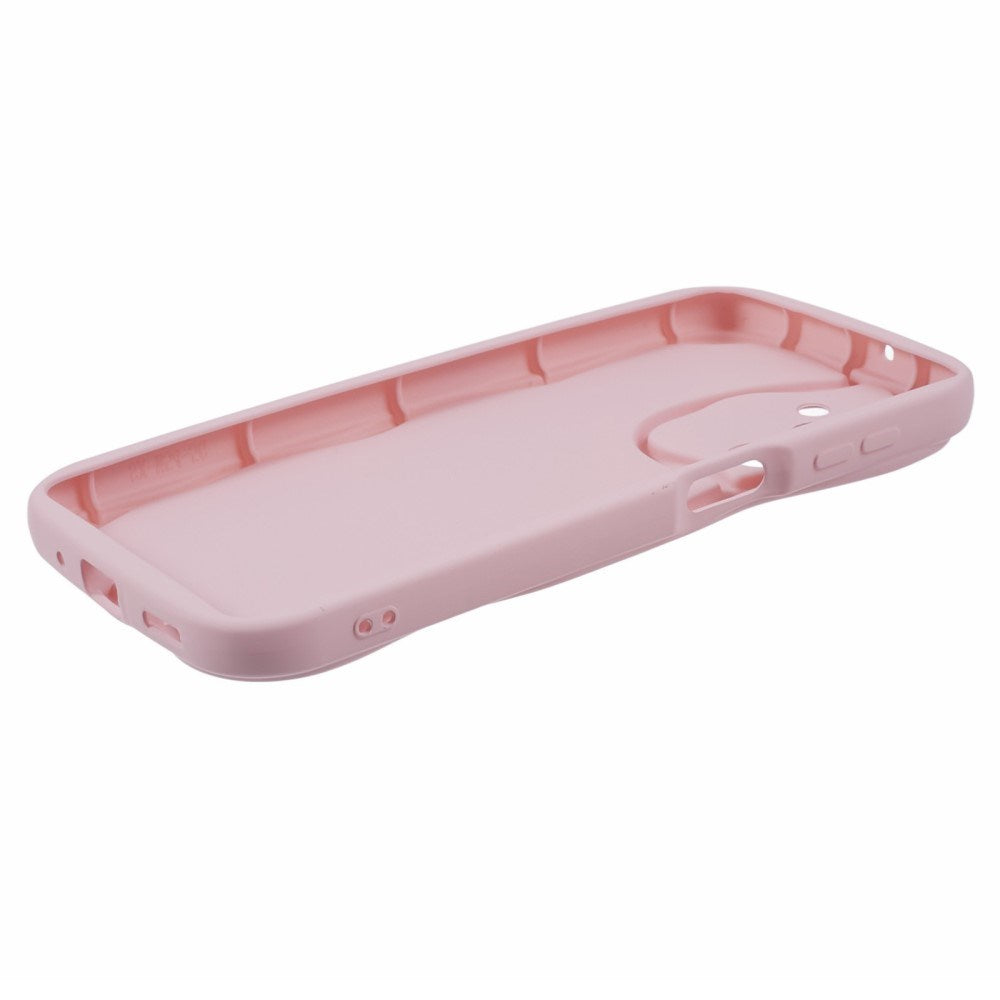 EIDERWOOD Samsung Galaxy S23 FE Flexible Plastic Case with Wavy Edges - Pink